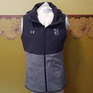 NEW WOMEN'S UNDER ARMOUR NAVY LOOSE COLDGEAR VEST